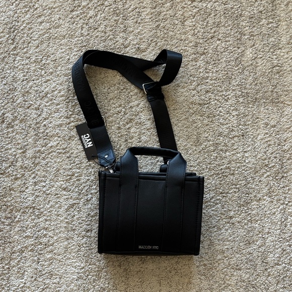 Madden Nyc Handbags - NWT Madden NYC Black Mini Crossbody Satchel Bag
